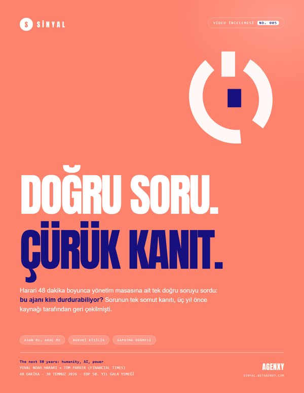 Harari gelecek 50 yil video incelemesi kapagi